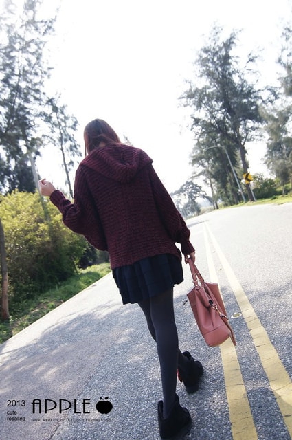 【敗家】過年前應景一下。紅色系大衣外套穿搭三連發❤