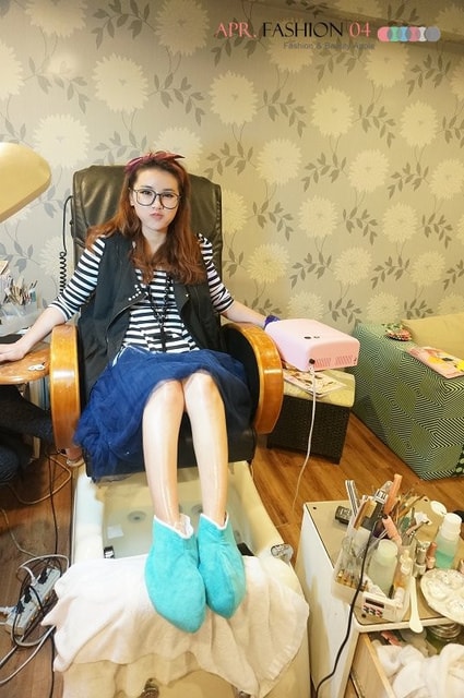 【指彩】又到KILAKILA報到了。這次是華麗鎖鏈風格也順便做了腳部保養❤