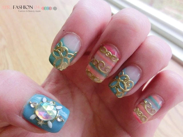 【指彩】又到KILAKILA報到了。這次是華麗鎖鏈風格也順便做了腳部保養❤