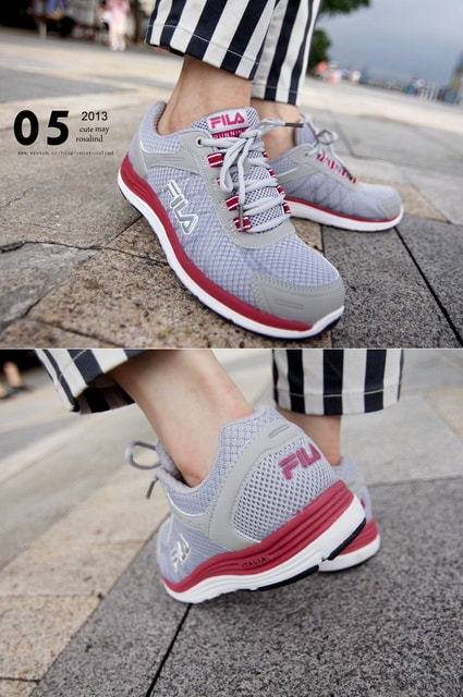 【穿搭】小情侶的運動走跳好夥伴。FILA秒速系列慢跑球鞋❤