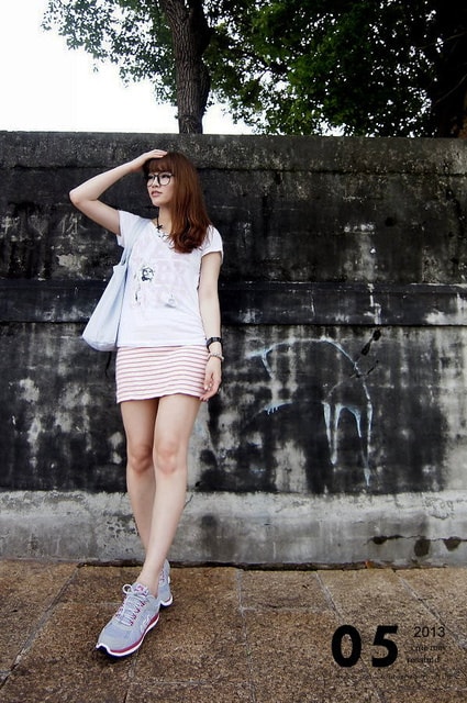 【穿搭】小情侶的運動走跳好夥伴。FILA秒速系列慢跑球鞋❤