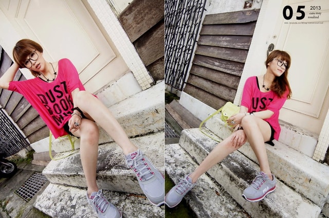 【穿搭】小情侶的運動走跳好夥伴。FILA秒速系列慢跑球鞋❤