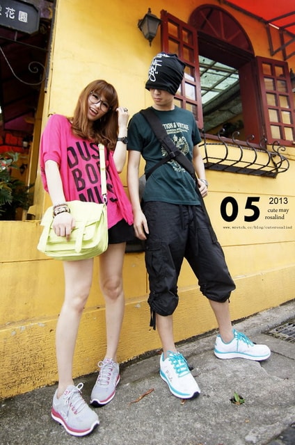 【穿搭】小情侶的運動走跳好夥伴。FILA秒速系列慢跑球鞋❤