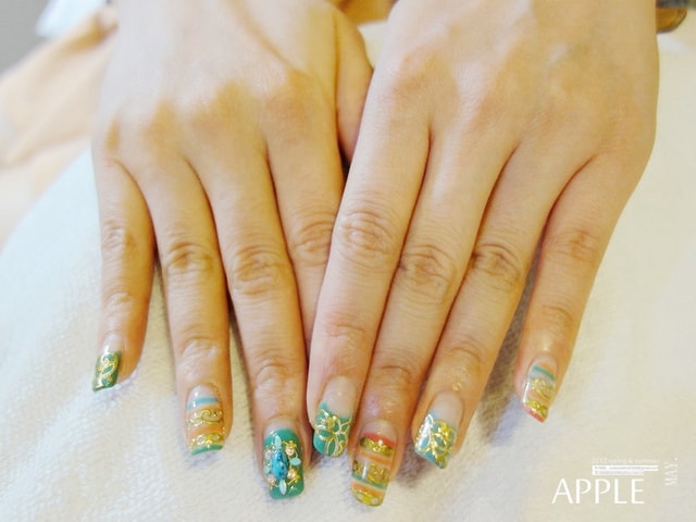 【指彩】每次換指甲都好開心。這個月的主題是華麗巴洛克浮雕風❤ - 第13張圖 【指彩】每次換指甲都好開心。這個月的主題是華麗巴洛克浮雕風❤