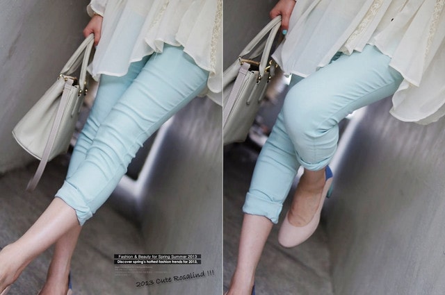 【穿搭】夏日限定可愛繽紛色彩。11套姊妹色褲穿搭大集合❤