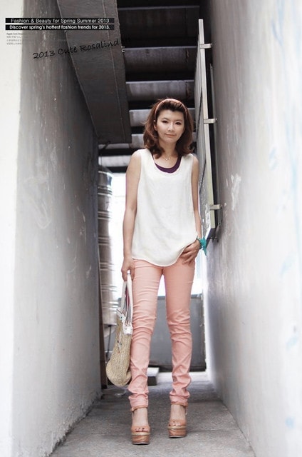 【穿搭】夏日限定可愛繽紛色彩。11套姊妹色褲穿搭大集合❤