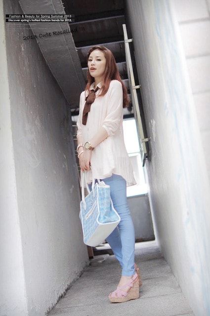 【穿搭】夏日限定可愛繽紛色彩。11套姊妹色褲穿搭大集合❤