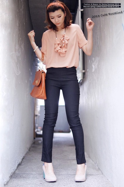 【穿搭】夏日限定可愛繽紛色彩。11套姊妹色褲穿搭大集合❤