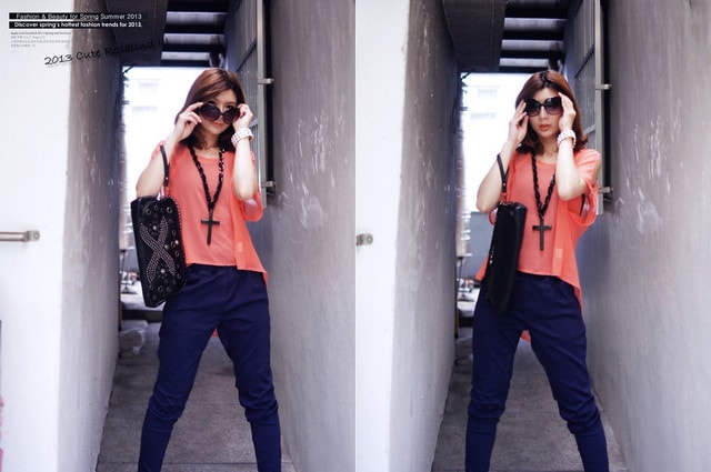 【穿搭】夏日限定可愛繽紛色彩。11套姊妹色褲穿搭大集合❤