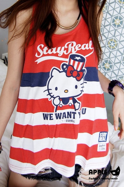 【穿搭】STAYREAL X Hello Kitty。微甜女孩美國夢❤