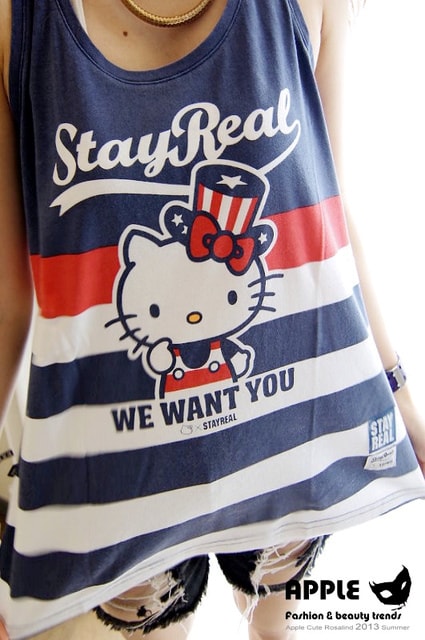 【穿搭】STAYREAL X Hello Kitty。微甜女孩美國夢❤