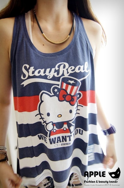 【穿搭】STAYREAL X Hello Kitty。微甜女孩美國夢❤