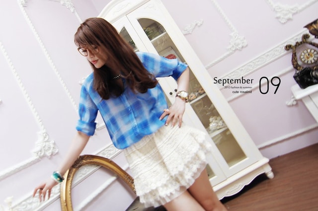 【穿搭】涼涼天氣穿上格紋襯衫剛好。初秋的襯衫七變化穿搭❤