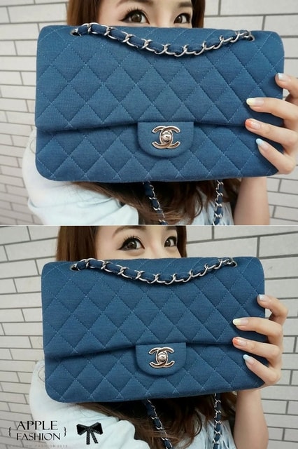 【開箱】Chanel 2.55菱格紋海軍藍佳積布銀鍊包+PRADA桃紅雙色皮夾❤ - 第18張圖 【開箱】Chanel 2.55菱格紋海軍藍佳積布銀鍊包+PRADA桃紅雙色皮夾❤