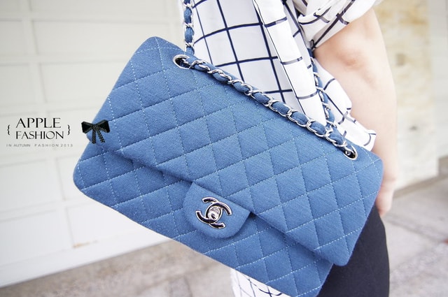 【開箱】Chanel 2.55菱格紋海軍藍佳積布銀鍊包+PRADA桃紅雙色皮夾❤ - 第22張圖 【開箱】Chanel 2.55菱格紋海軍藍佳積布銀鍊包+PRADA桃紅雙色皮夾❤