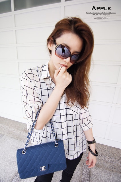 【開箱】Chanel 2.55菱格紋海軍藍佳積布銀鍊包+PRADA桃紅雙色皮夾❤ - 第29張圖 【開箱】Chanel 2.55菱格紋海軍藍佳積布銀鍊包+PRADA桃紅雙色皮夾❤