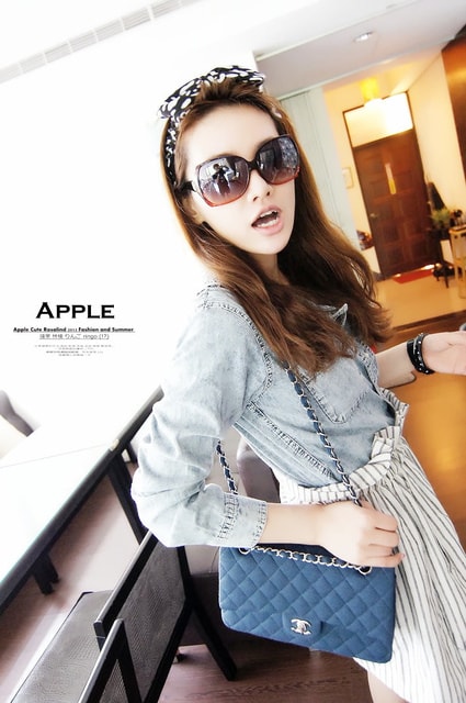 【開箱】Chanel 2.55菱格紋海軍藍佳積布銀鍊包+PRADA桃紅雙色皮夾❤ - 第32張圖 【開箱】Chanel 2.55菱格紋海軍藍佳積布銀鍊包+PRADA桃紅雙色皮夾❤