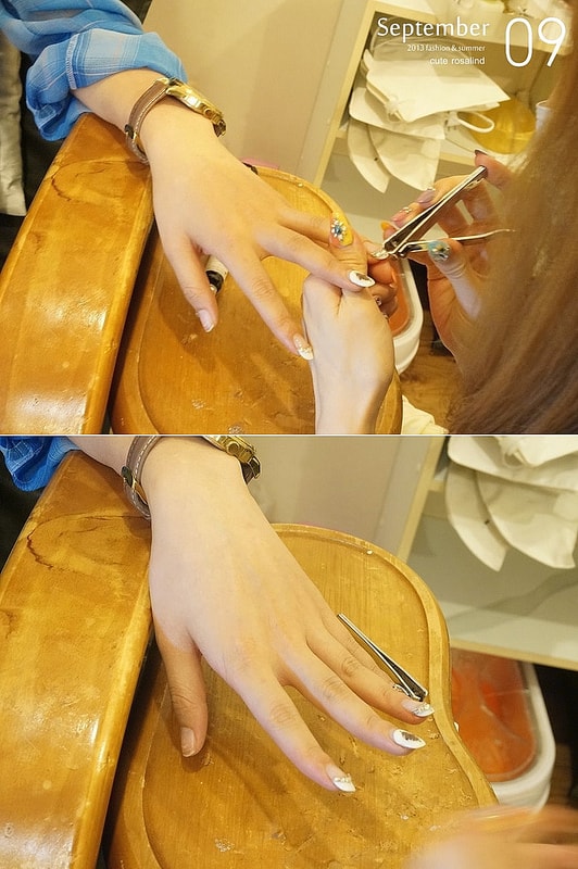 【NAIL】一次兩款。再忙也要換的訂婚款光療小記錄❤❤ - 第7張圖 004