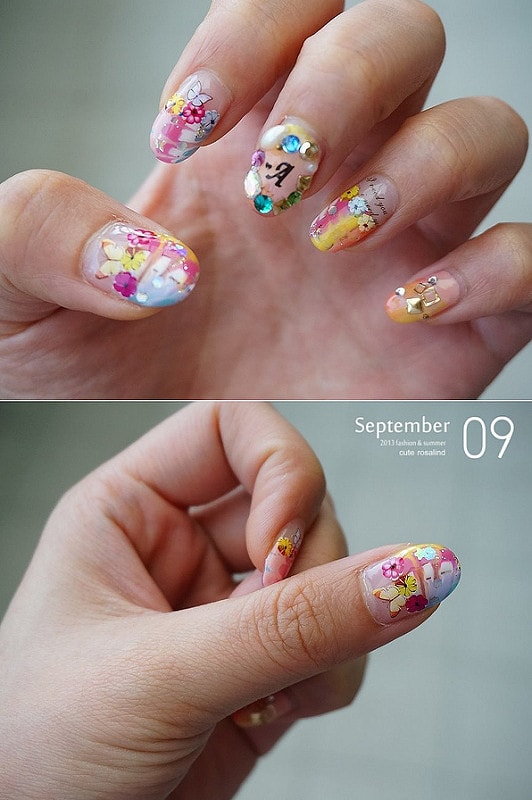 【NAIL】一次兩款。再忙也要換的訂婚款光療小記錄❤❤ - 第49張圖 084