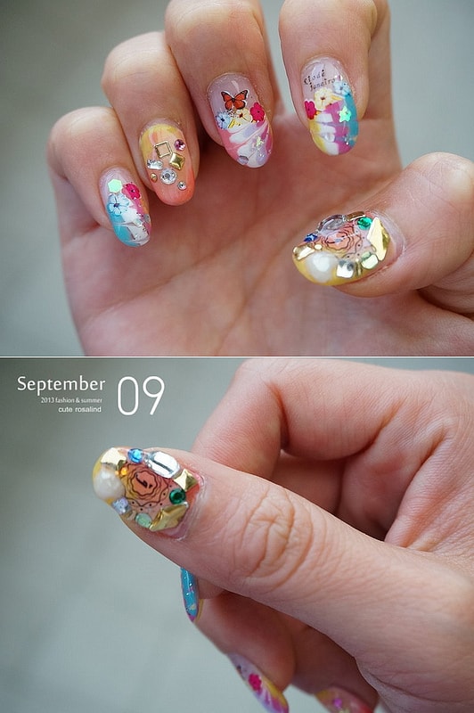 【NAIL】一次兩款。再忙也要換的訂婚款光療小記錄❤❤ - 第50張圖 085