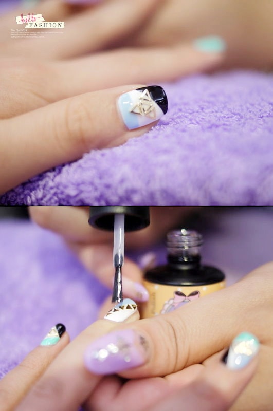 【NAIL】安堤斯藝術美甲。換了春天感又有個性的方塊色系光療 - 第51張圖 b (9)