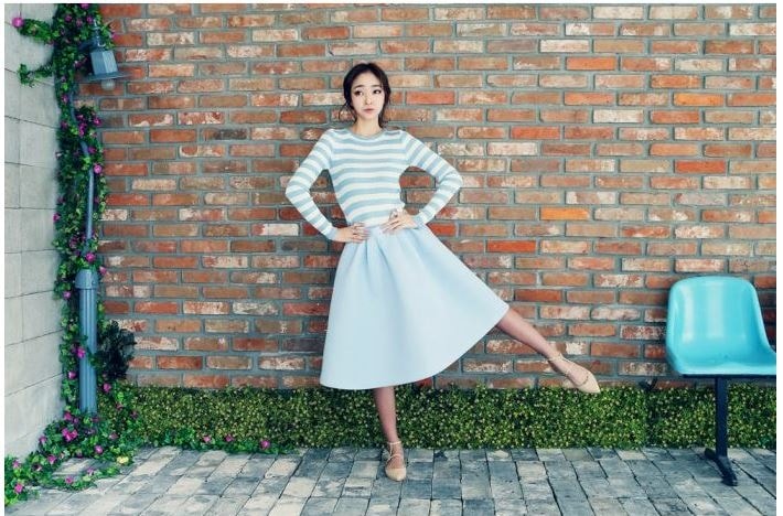 【穿搭】USTYLE Shop。今年怎麼能沒有及膝長度傘擺裙? - 第4張圖 04