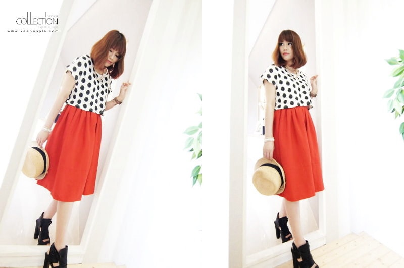 【穿搭】USTYLE Shop。今年怎麼能沒有及膝長度傘擺裙? - 第16張圖 DSC07843