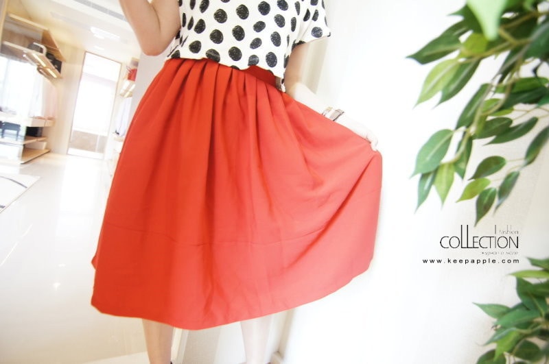 【穿搭】USTYLE Shop。今年怎麼能沒有及膝長度傘擺裙? - 第20張圖 DSC07887