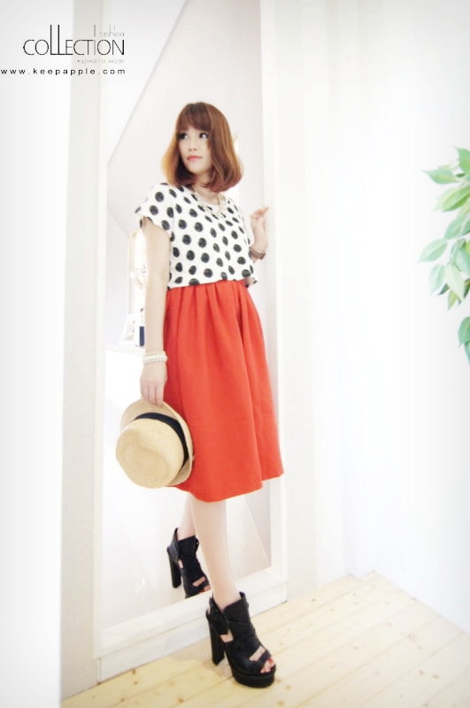 【穿搭】USTYLE Shop。今年怎麼能沒有及膝長度傘擺裙? - 第24張圖 DSC07950