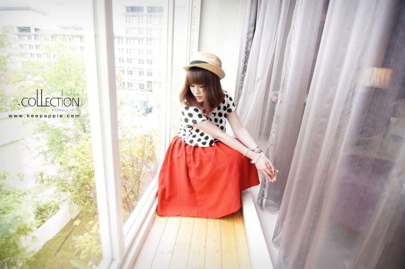 【穿搭】USTYLE Shop。今年怎麼能沒有及膝長度傘擺裙? - 第25張圖 DSC07900