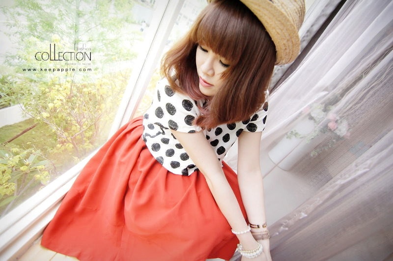 【穿搭】USTYLE Shop。今年怎麼能沒有及膝長度傘擺裙? - 第26張圖 DSC07901