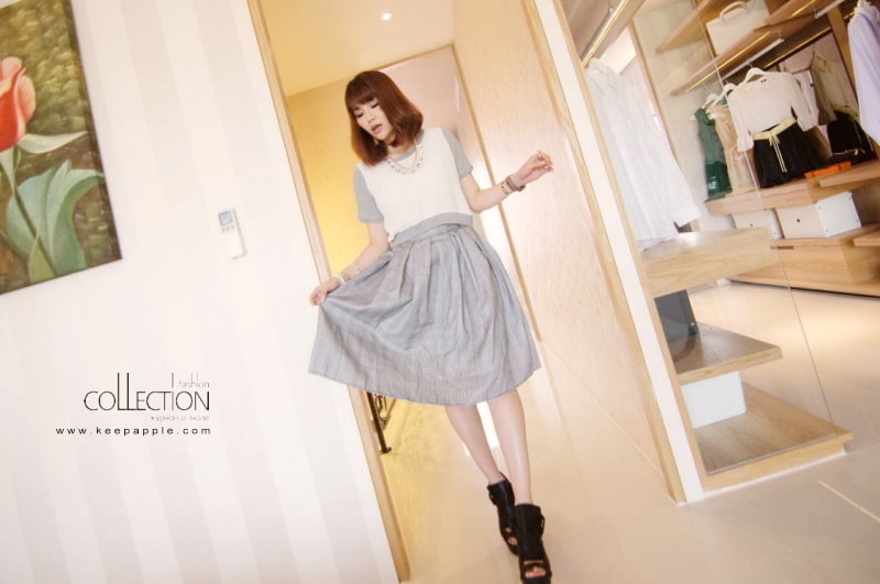 【穿搭】USTYLE Shop。今年怎麼能沒有及膝長度傘擺裙? - 第30張圖 DSC07928