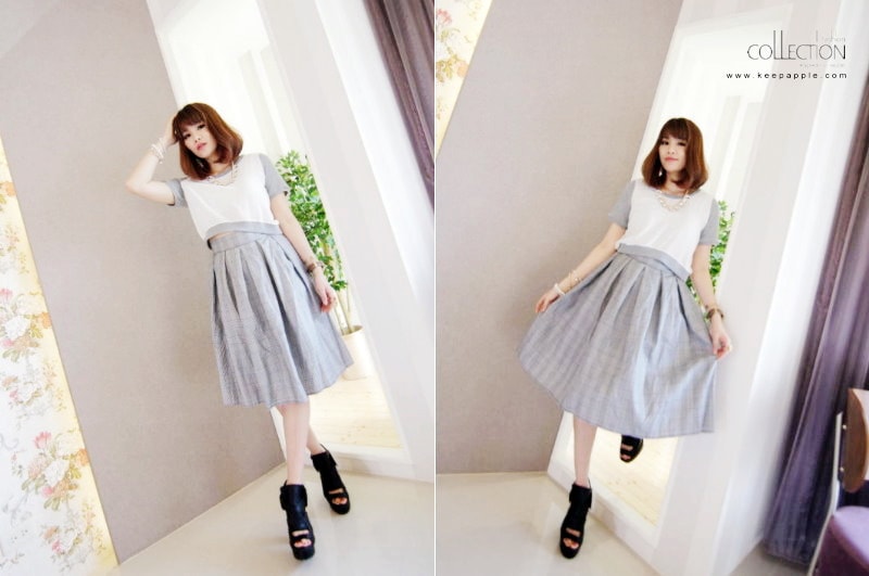 【穿搭】USTYLE Shop。今年怎麼能沒有及膝長度傘擺裙? - 第31張圖 DSC07938