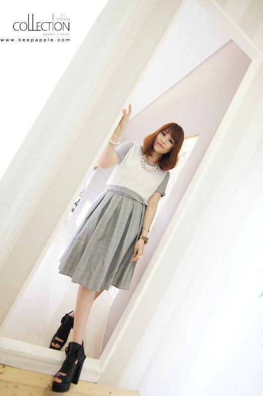 【穿搭】USTYLE Shop。今年怎麼能沒有及膝長度傘擺裙? - 第36張圖 DSC08018