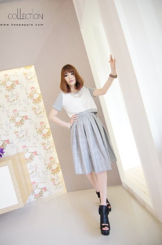 【穿搭】USTYLE Shop。今年怎麼能沒有及膝長度傘擺裙? - 第39張圖 DSC07953