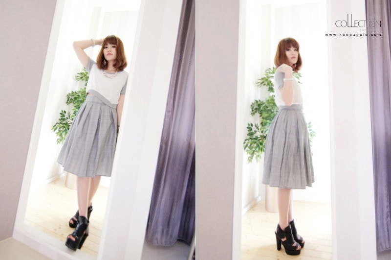 【穿搭】USTYLE Shop。今年怎麼能沒有及膝長度傘擺裙? - 第46張圖 DSC07962