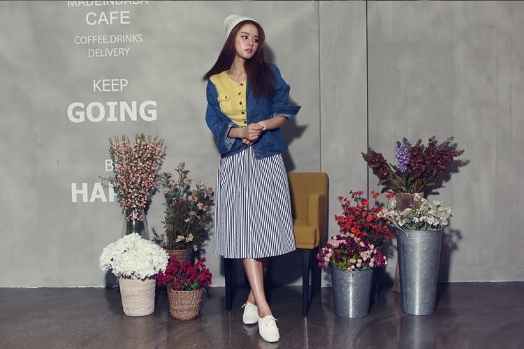 【穿搭】USTYLE Shop。今年怎麼能沒有及膝長度傘擺裙? - 第49張圖 000