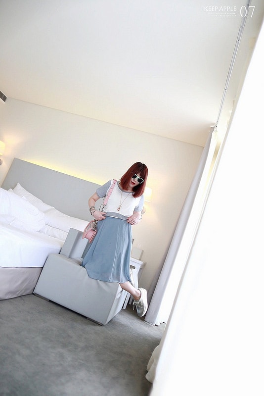 【穿搭】及膝長度傘擺裙大BOOM。我的12件圓裙蒐藏穿搭分享 - 第31張圖 IMG_3376