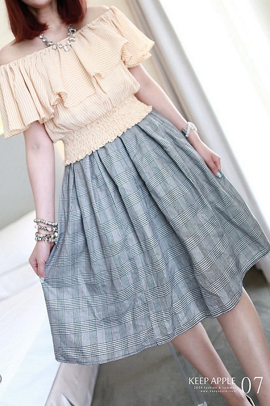 【穿搭】及膝長度傘擺裙大BOOM。我的12件圓裙蒐藏穿搭分享 - 第53張圖 IMG_3505