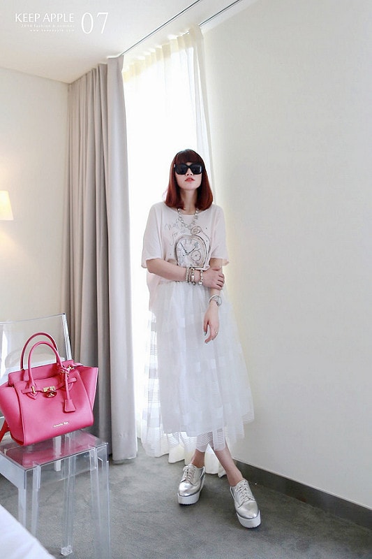 【穿搭】及膝長度傘擺裙大BOOM。我的12件圓裙蒐藏穿搭分享 - 第57張圖 IMG_3686