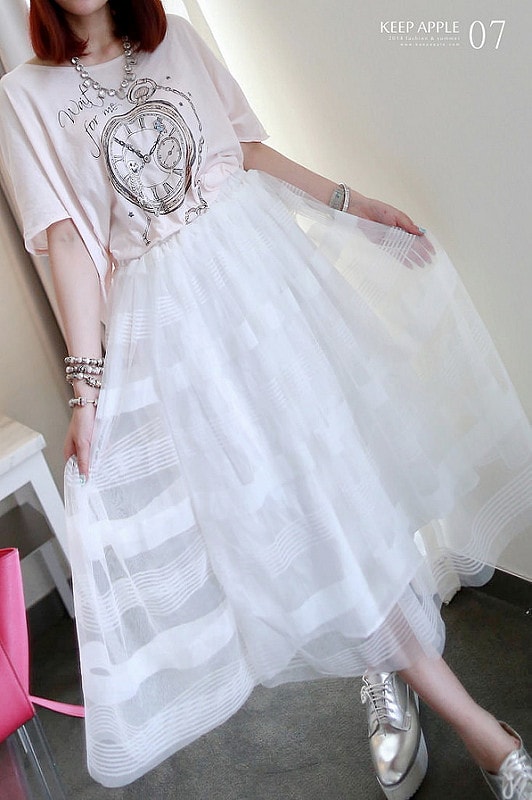 【穿搭】及膝長度傘擺裙大BOOM。我的12件圓裙蒐藏穿搭分享 - 第59張圖 IMG_3692