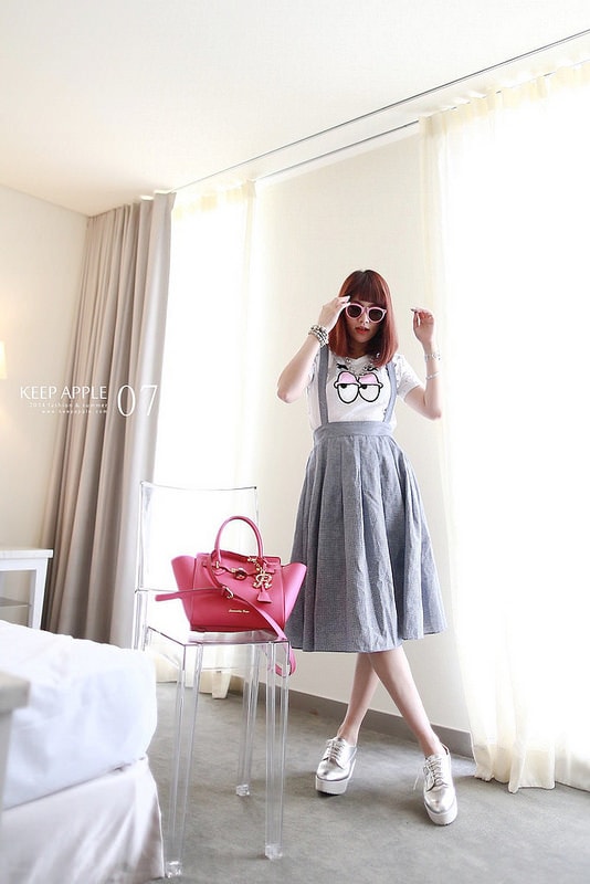 【穿搭】及膝長度傘擺裙大BOOM。我的12件圓裙蒐藏穿搭分享 - 第60張圖 IMG_3517