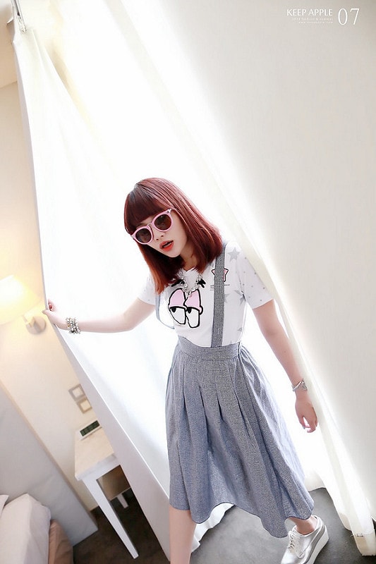 【穿搭】及膝長度傘擺裙大BOOM。我的12件圓裙蒐藏穿搭分享 - 第65張圖 IMG_3558