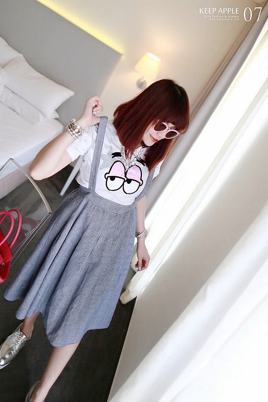 【穿搭】及膝長度傘擺裙大BOOM。我的12件圓裙蒐藏穿搭分享 - 第66張圖 IMG_3533