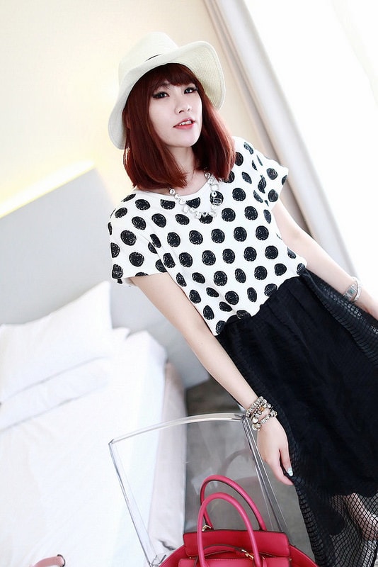 【穿搭】及膝長度傘擺裙大BOOM。我的12件圓裙蒐藏穿搭分享 - 第74張圖 IMG_3583