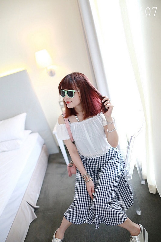 【穿搭】及膝長度傘擺裙大BOOM。我的12件圓裙蒐藏穿搭分享 - 第78張圖 IMG_3626