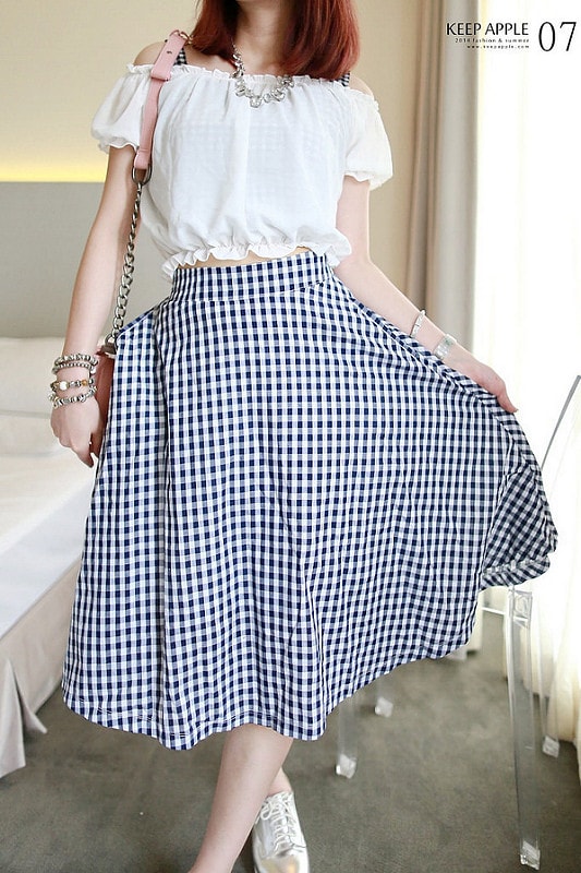 【穿搭】及膝長度傘擺裙大BOOM。我的12件圓裙蒐藏穿搭分享 - 第81張圖 IMG_3645