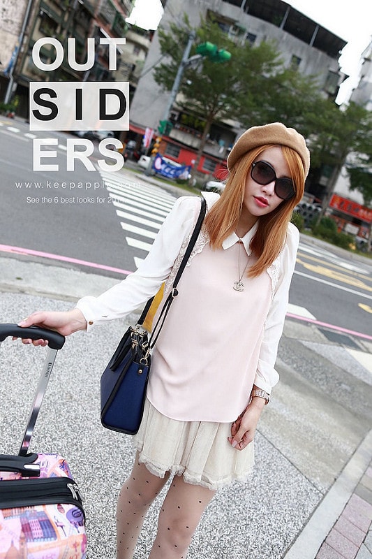 【敗家】韓國戰利品。襯衫、洋裝、球鞋與老爺褲的休閒穿搭 - 第3張圖 IMG_1684