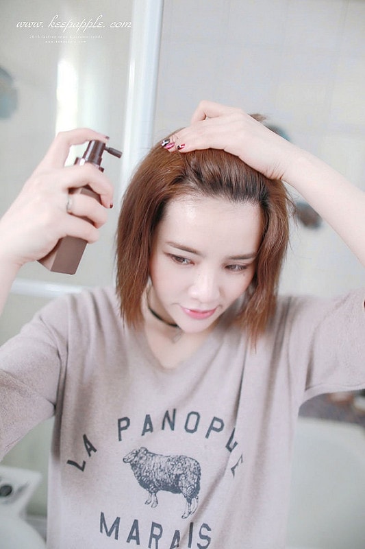 【改造】想要有韓妞般圓弧髮際線。DR.CYJ髮胜肽加強保養髮根&頭皮 - 第49張圖 IMG_0293