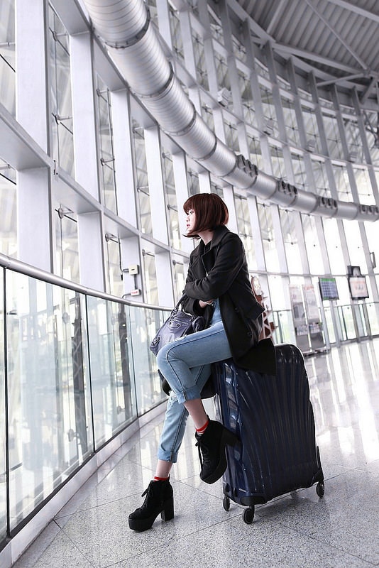 【開箱】時尚又耐看。陪著我四處奔波的Samsonite寶藍Lite-Locked貝殼硬殼行李箱 - 第29張圖 IMG_0099